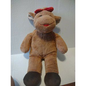 Build A Bear Holly The Moose Plush Christmas Winter BAB Girl Stuffed Animal 16"